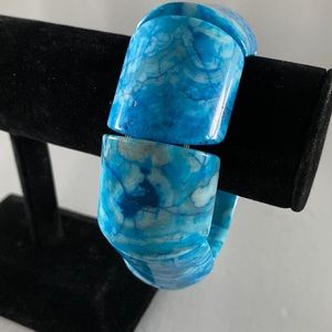 Vintage stones elasticated bracelet